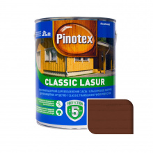 Пропитка лазурная для дерева Pinotex Classic Lasur с декоративным эффектом, тик, 3 л