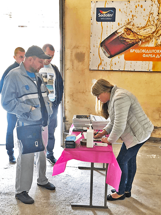 Практический мастер-класс в Виннице с участием брендов Sadolin™, Graco™ и Olejnik™ - 7