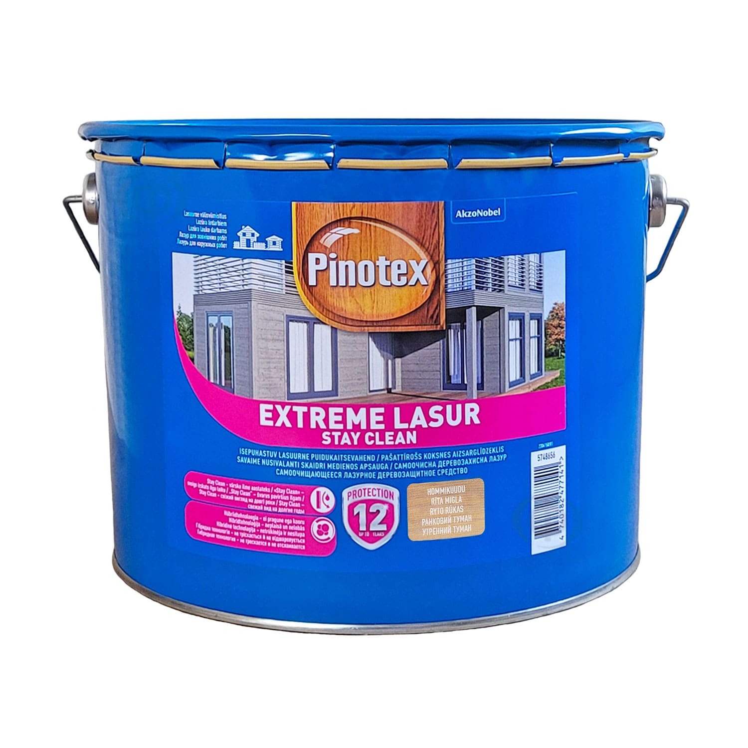 Просочення для дерева Pinotex Extreme Lasur самоочисне, ранковий туман, 10 л 2