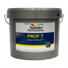 Латексная краска Sadolin Prof 7 для стен и потолка, белая, BW, 10 л