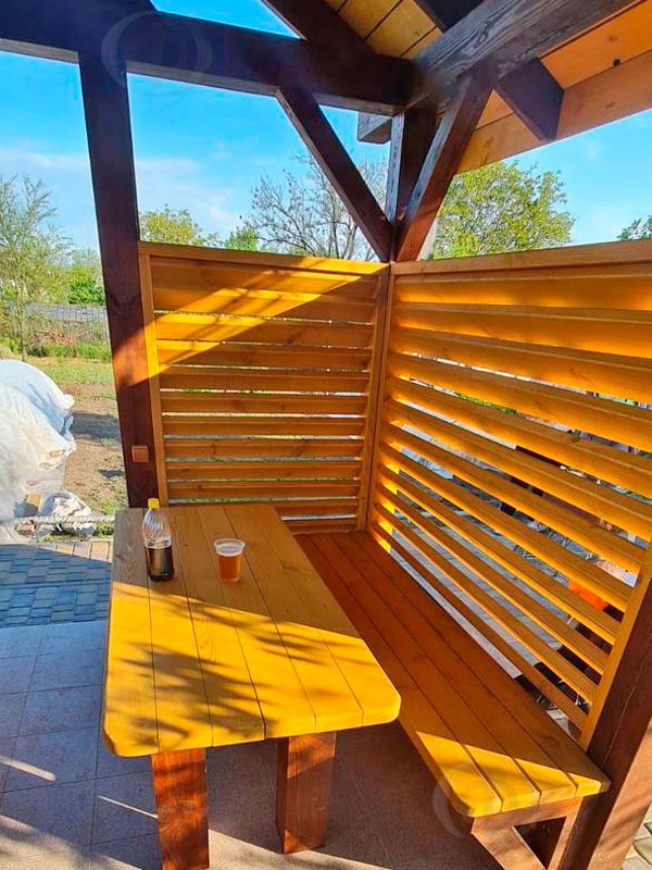 Продукты Pinotex™ - деревянная беседка - 4