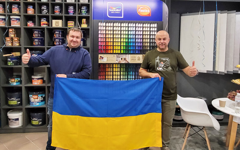 Открытие студии красок Sadolin Professional, Софиевская Борщаговка - 1