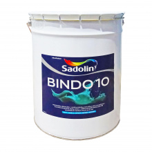 Акрилова фарба Sadolin Bindo 10 для стін, біла, BW, 20 л