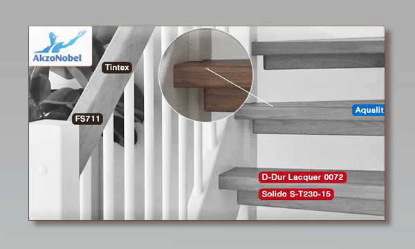 Процесс покраски деревянной лестницы от А до Я продуктами AkzoNobel™ фото 1