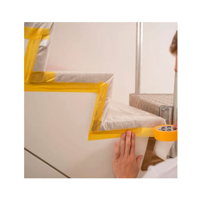 Дизайнерская малярная лента (скотч) для идеальных контуров HPX 4400 Gold, 48мм х 50м, желтая (FP5050)  - shlifarb.com.ua 9 Дизайнерская малярная лента (скотч) для идеальных контуров HPX 4400 Gold, 48мм х 50м, желтая (FP5050) 9