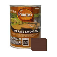 Масло для обработки дерева Pinotex Terrace & Wood Oil атмосферостойкое, тик, 1 л