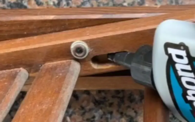 Клей Titebond Quick & Thick – ремонт раскладного стула ІКЕА - 6