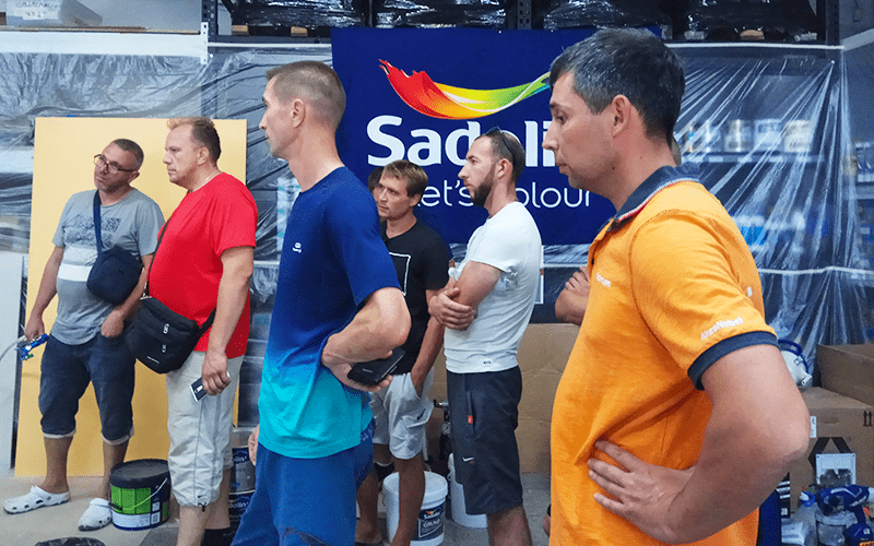 Практический мастер-класс по безвоздушному нанесению красок Sadolin™ оборудованием Graco™ - 2