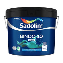 Емульсійна фарба Sadolin Bindo 10 для стін, безбарвна, BC, 8.37 л