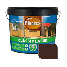 Пропитка лазурная для дерева Pinotex Classic Lasur с декоративным эффектом, палисандр, 10 л