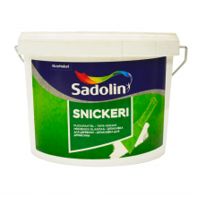Дрібнозерниста шпаклівка для дерева Sadolin Snickeri столярна, біла, 2.5 л