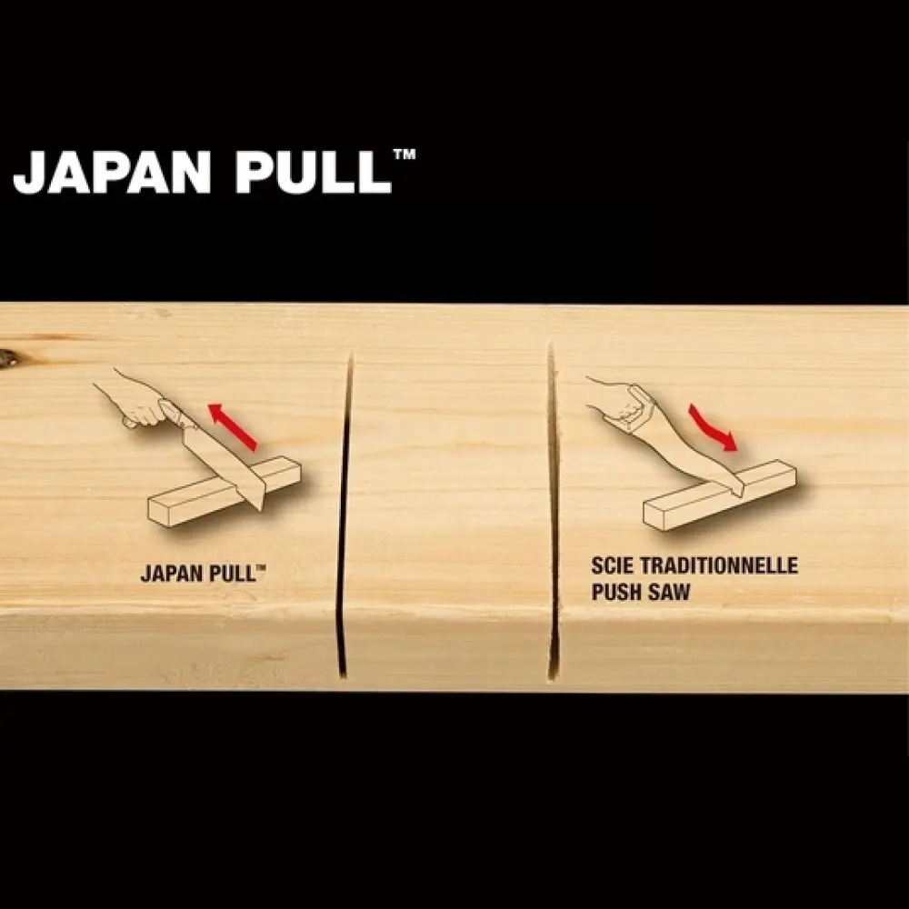 Японська ручна пилка/ножівка по дереву Tajima Japan Pull, 16 TPI, 265 мм (JPR265) 6