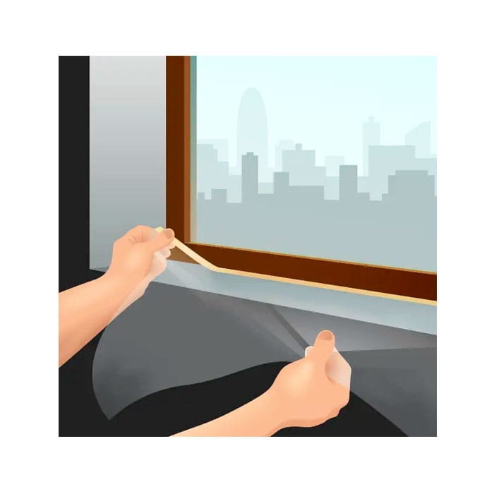 Захисна плівка HPX Easy Mask з малярною стрічкою, 1100мм х 33м, безбарвна (PM11033) 3