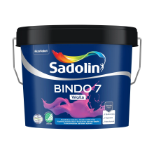 Емульсійна фарба Sadolin Bindo 7 для стін, безбарвна, BC, 2.33 л
