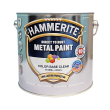 Гладкая краска 3 в 1 по металлу Hammerite Metal Paint Base Smooth защитная, бесцветная, BC, 2.35 л