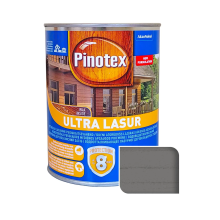 Просочення для дерева Pinotex Ultra Lasur з декоративним ефектом, кам'яно-сіре, 1 л