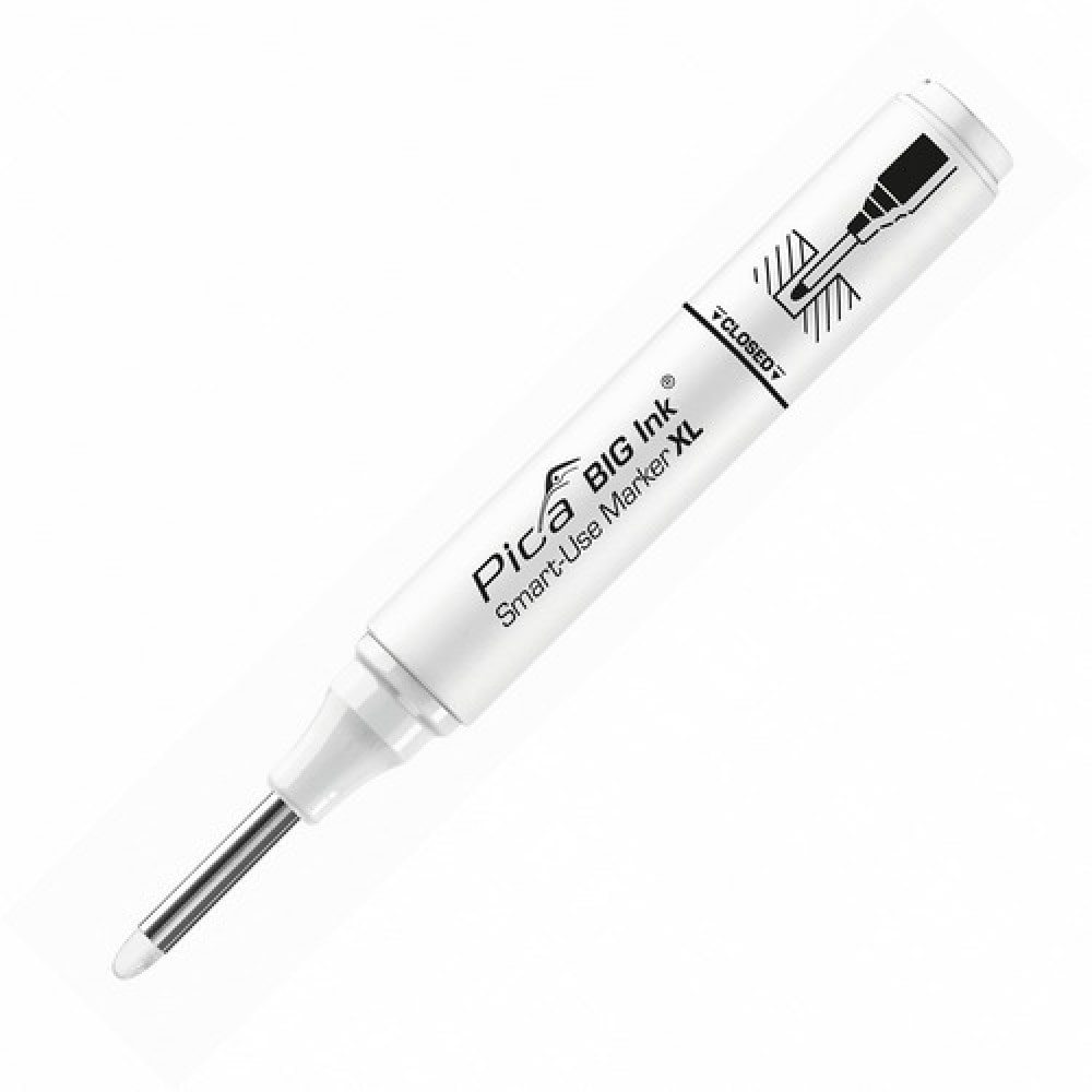 Маркер с длинным носиком Pica Big Ink Smart-Use Marker XL, белый, 2-4 мм (170/52) 3