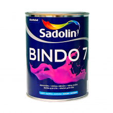 Латексна фарба Sadolin Bindo 7 для стін та стелі, біла, BW, 1 л – Інтернет-магазин ШЛІФАРБ Латексна фарба Sadolin Bindo 7 для стін та стелі, біла, BW, 1 л