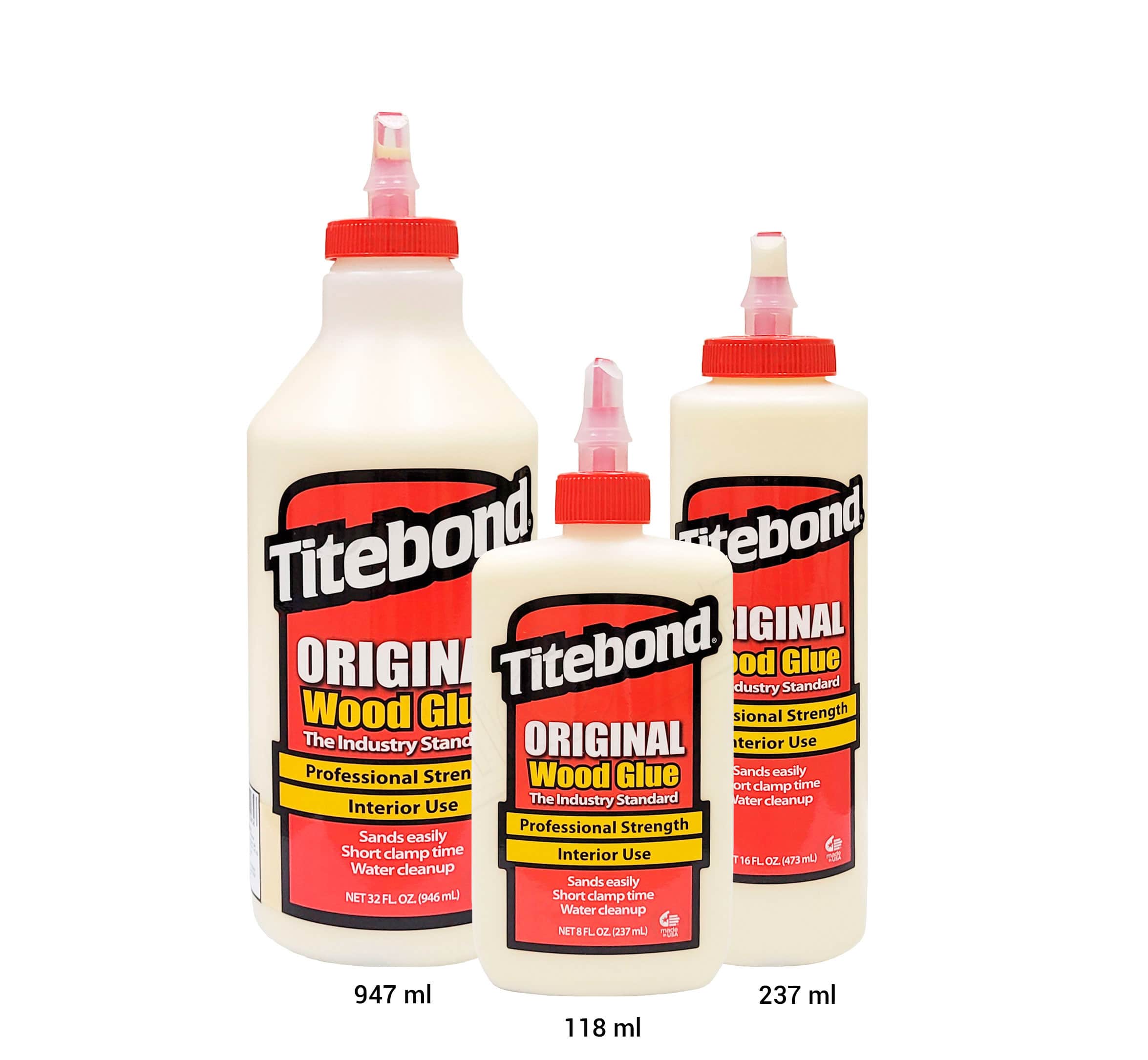 Столярний ПВА клей для дерева Titebond Original Wood Glue D2, медово-кремовий, 237 мл (5063) 2 Столярний ПВА клей для дерева Titebond Original Wood Glue D2, медово-кремовий, 237 мл (5063) 2