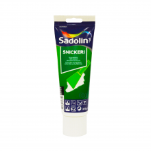 Мелкозернистая шпаклевка для дерева Sadolin Snickeri столярная, белая, 375 г