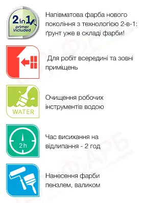 Маркування Фарба 2-в-1 Sadolin Simply Refresh Floors & Stairs для підлоги та сходів, напівматова, біла, BW, 2.5 л