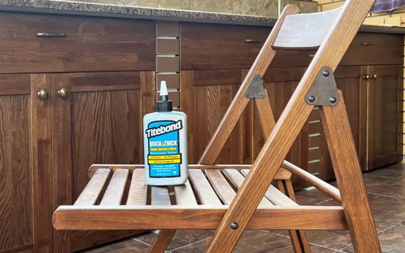Клей Titebond Quick & Thick – ремонт раскладного стула ІКЕА - 10