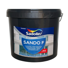 Фасадна фарба на водній основі Sadolin Sando F для бетону, біла, BW, 10 л