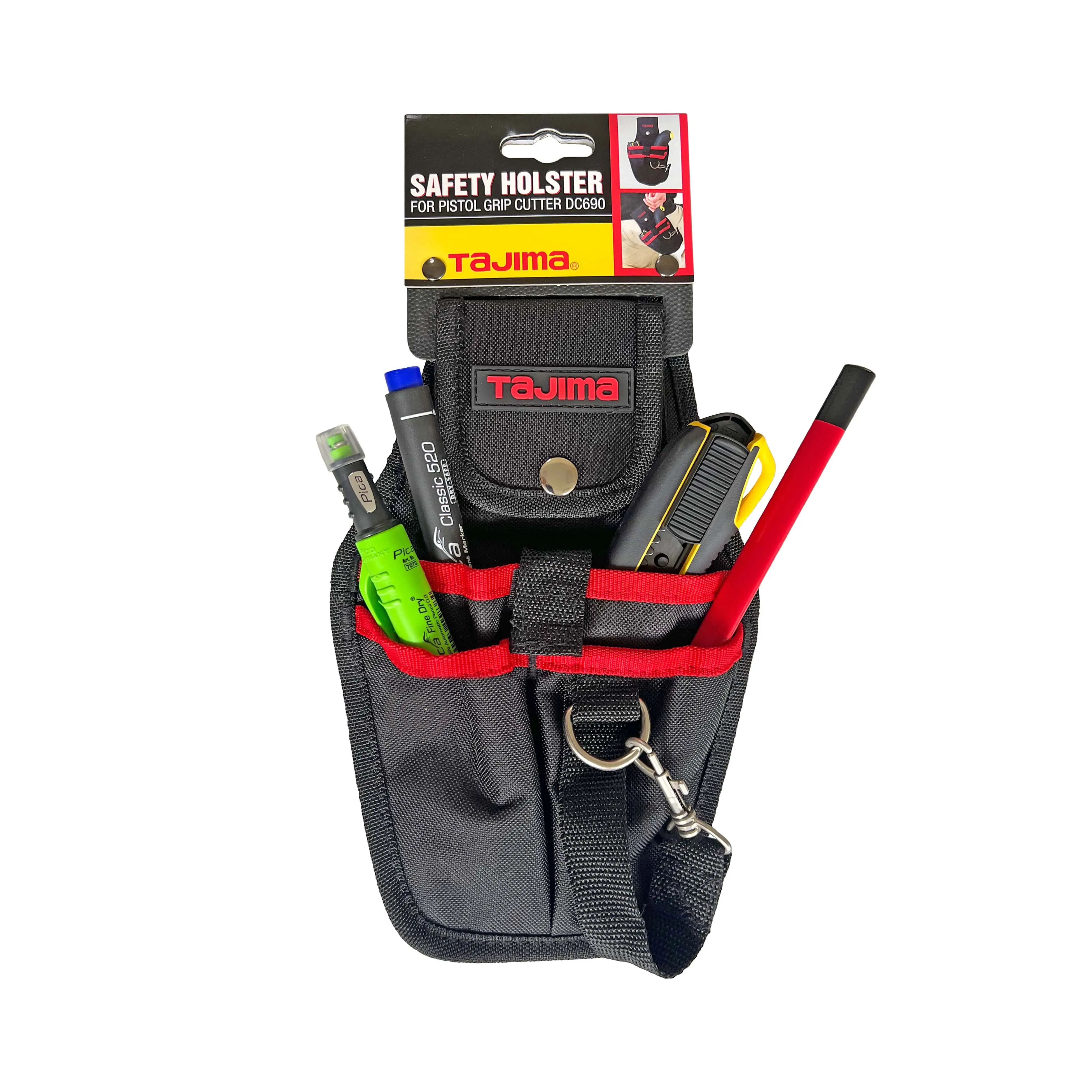 Поясна сумка для ручних інструментів Tajima TPDC690, порожня 2