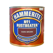 Ґрунт по металу Hammerite No.1 Rustbeater антикорозійний, темно-коричневий, 2.5 л