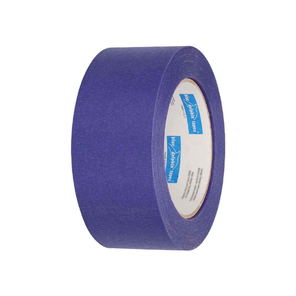 Профессиональная малярная лента (скотч) Blue Dolphin Special Blue MT-PG, 48мм х 50м, синяя (01-1-03-EN SBL BDN) 3