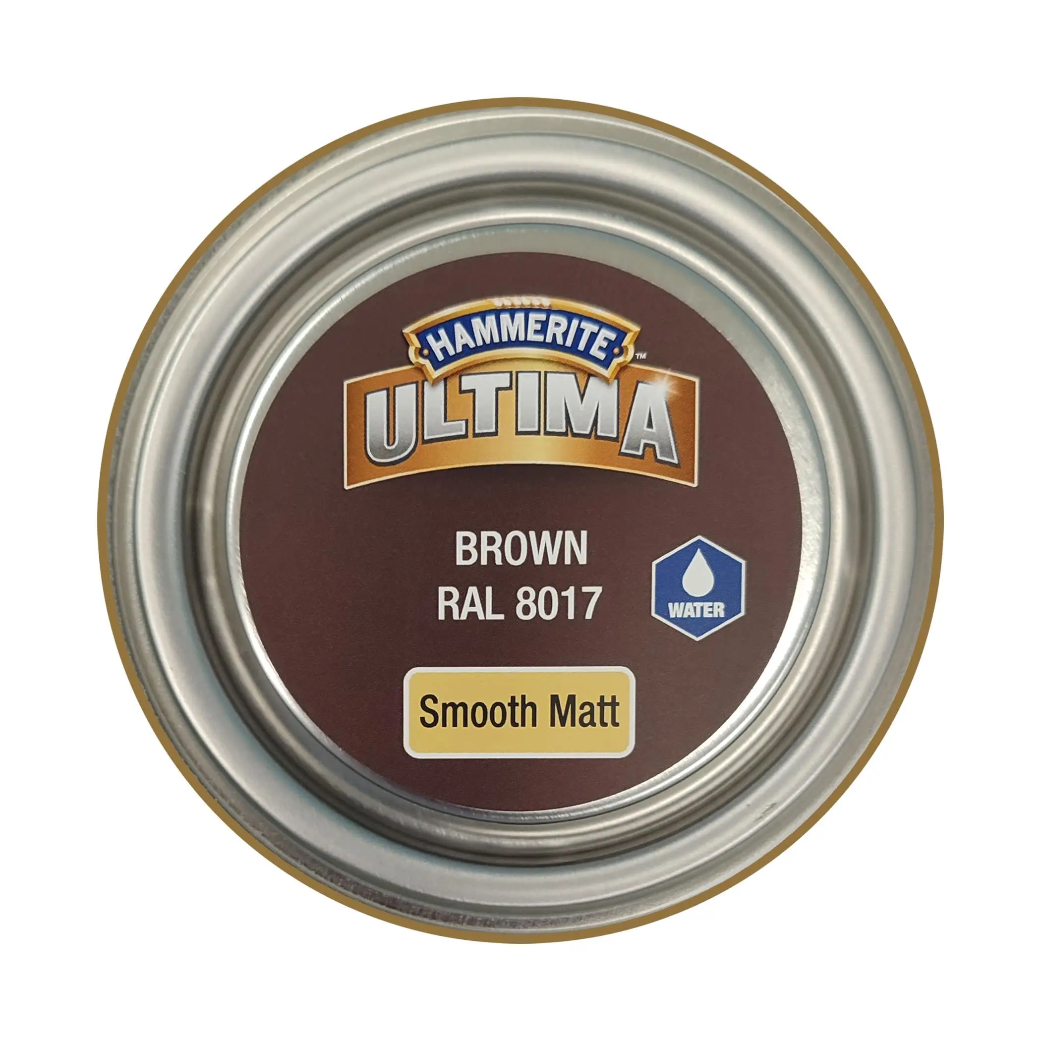 Защитная краска 3 в 1 по металлу на водной основе Hammerite Ultima Matt, матовая, коричневая RAL 8017, 0.7 л (5774722)  - shlifarb.com.ua 3 Защитная краска 3 в 1 по металлу на водной основе Hammerite Ultima Matt, матовая, коричневая RAL 8017, 0.7 л (5774722) 3