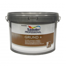 Грунтовочная краска на водной основе Sadolin Grund+ для стен и потолка, белая, BW, 2.5 л
