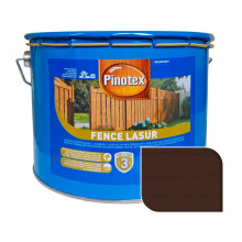 Пропитка лазурная для дерева Pinotex Fence Lasur с декоративым эффектом, палисандр, 10 л