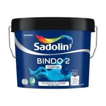 Эмульсионная краска Sadolin Bindo 2 для потолка, белая, BW, 2.5 л