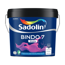 Емульсійна фарба Sadolin Bindo 7 для стін, біла, BW, 4.5 л