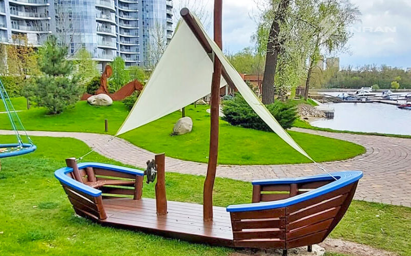 Продукты Sikkens™ - корабль из массива акации - 1