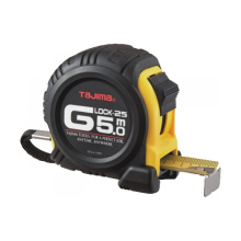 Рулетка будівельна ударостійка Tajima G-Lock 5м×25мм (G5P50MY)