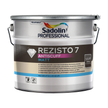 Акрилова фарба Sadolin Professional Rezisto 7 Antiscuff для стін, зносостійка, безбарвна, BC, 9.3 л