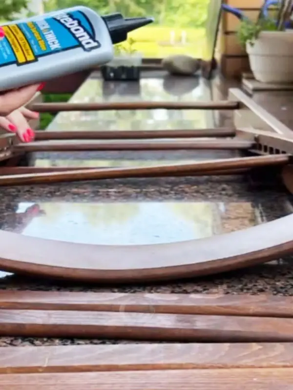 Клей Titebond Quick & Thick – ремонт раскладного стула ІКЕА - 4