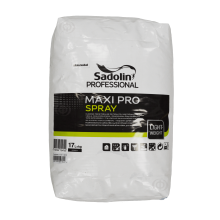 Мелкозернистая легкая шпаклевка для набрызга Sadolin Maxi Pro Spray для стен и потолка, белая, 17 л