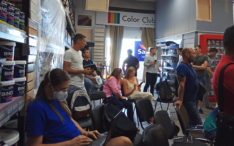 Практический мастер-класс по безвоздушному нанесению красок Sadolin™ оборудованием Graco™ - 5