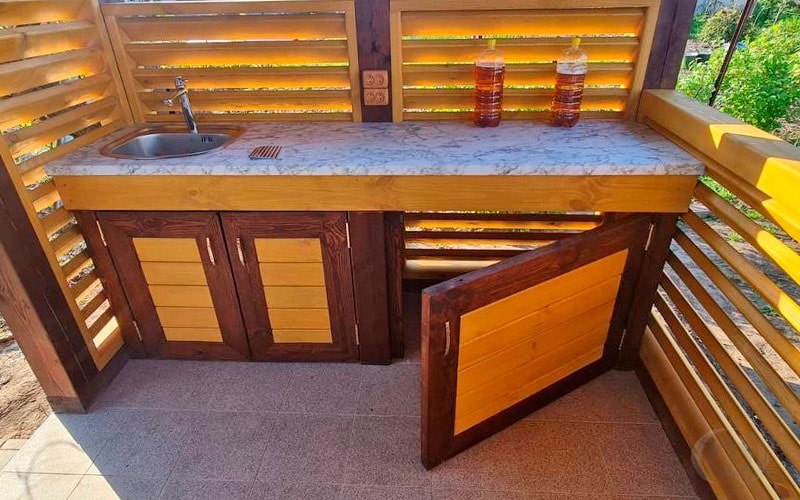 Продукты Pinotex™ - деревянная беседка - 2