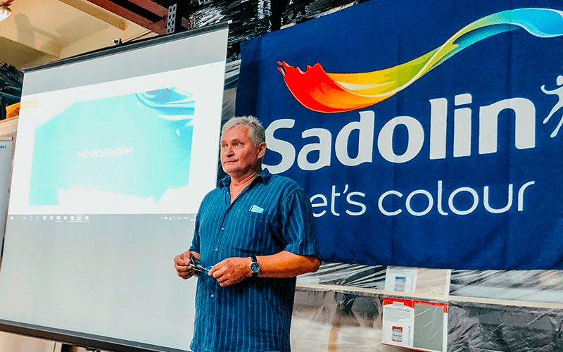 Практический мастер-класс по безвоздушному нанесению красок Sadolin™ оборудованием Graco™ - 1