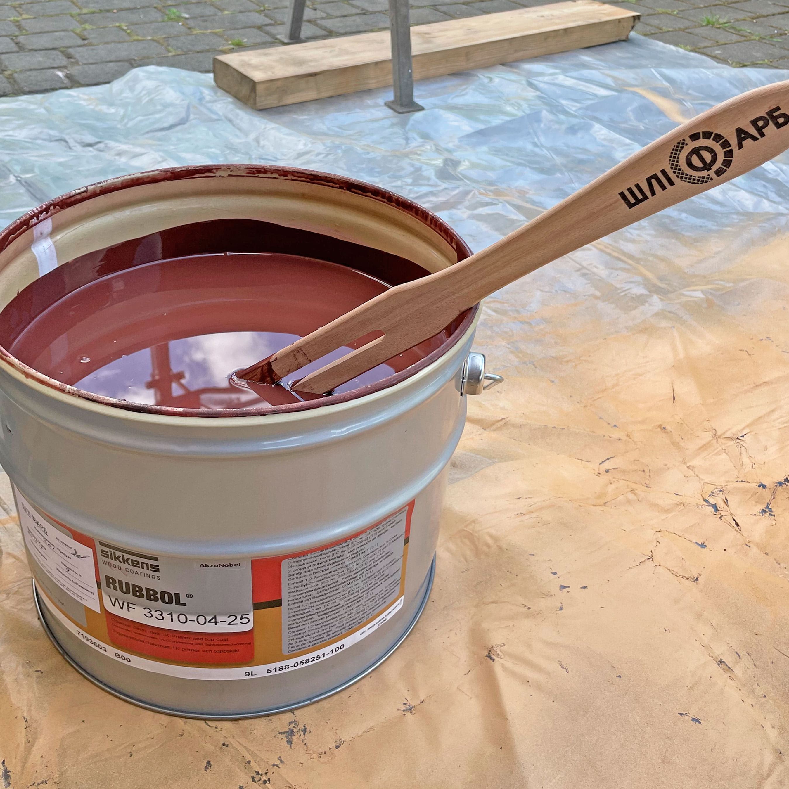 Краска на водной основе Sikkens Rubbol WF 361, бесцветная, В00, 9 л 4