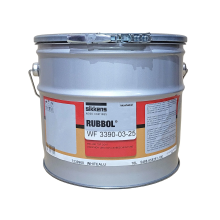 Краска на водной основе Sikkens Rubbol WF 390 metallic, белый алюминий (RAL 9006), 10 л