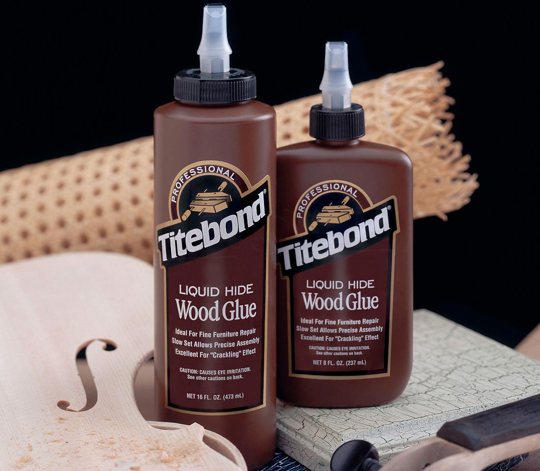 Столярний клей для дерева Titebond Genuine Hide Wood Glue D2 з крек-ефектом, коричневий, 237 мл (5013) 2 Столярний клей для дерева Titebond Genuine Hide Wood Glue D2 з крек-ефектом, коричневий, 237 мл (5013) 2