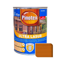Пропитка лазурная для дерева Pinotex Ultra Lasur с декоративным эффектом, орегон, 1 л