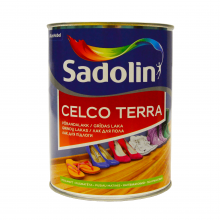 Лак для підлоги Sadolin Celco Terra алкідний, напівматовий, безбарвний, 1 л