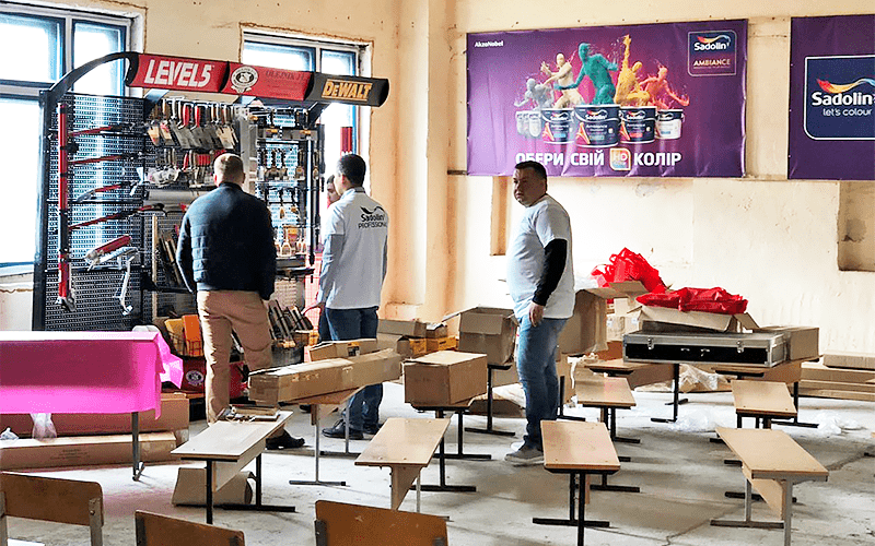 Практический мастер-класс в Виннице с участием брендов Sadolin™, Graco™ и Olejnik™ - 6