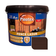 Пропитка лазурная для дерева Pinotex Fence Lasur с декоративым эффектом, палисандр, 10 л